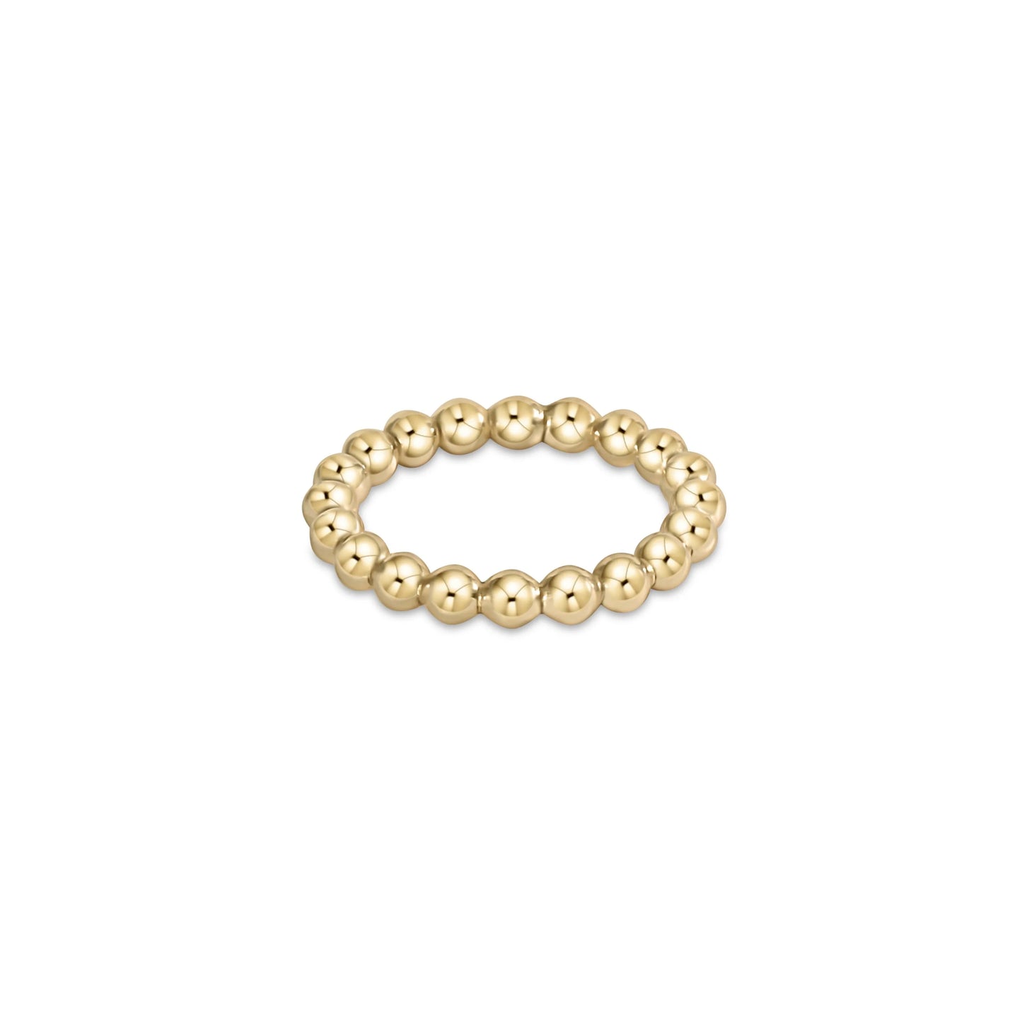 Classic Gold 3 mm Bead Ring, 6