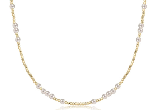 15” Choker Hope Unwritten-Pearl