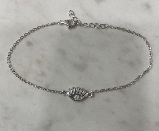 Mati Sterling and CZ bracelet