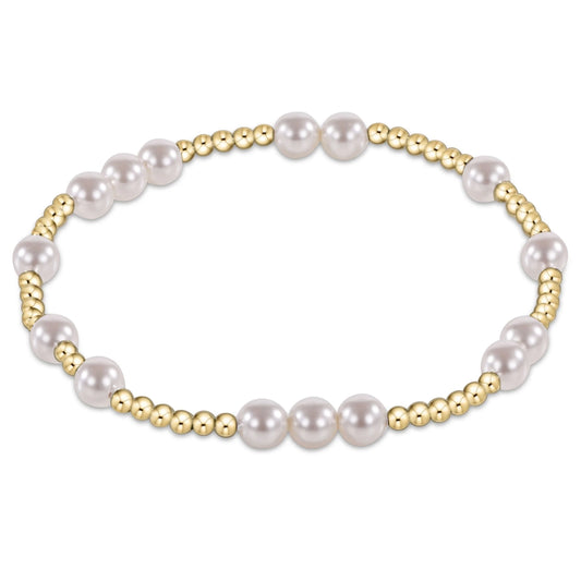 Extends Hope unwritten 5mm bead bracelet pearl