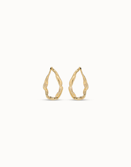 Large hoop earrings