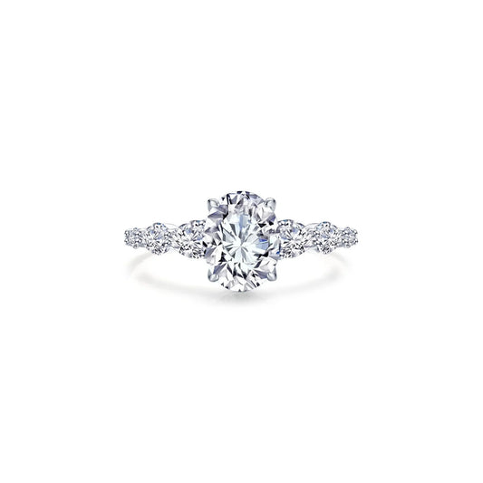 3.66 CTW Oval Solitaire Ring