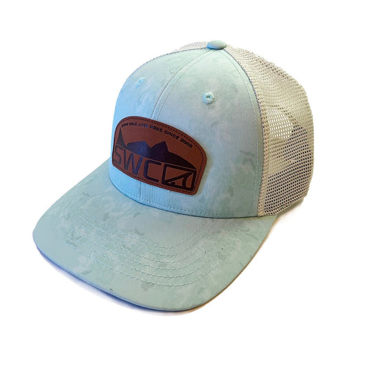 SWC Belly Crawla - 6 Panel Hat - Aqua Gumbalaya/Arona