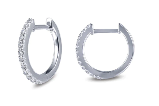 .24 CTTW Round Huggie Earring