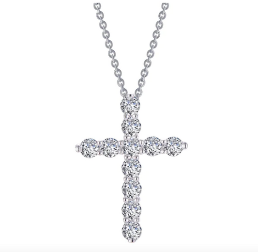 1.87 CTW Cross Necklace