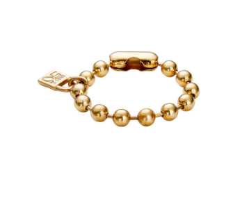 COPITO DE NIEVE Gold Plated Beaded Bracelet