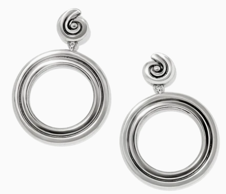 Contempo Moda Ring Post Drop Earrings