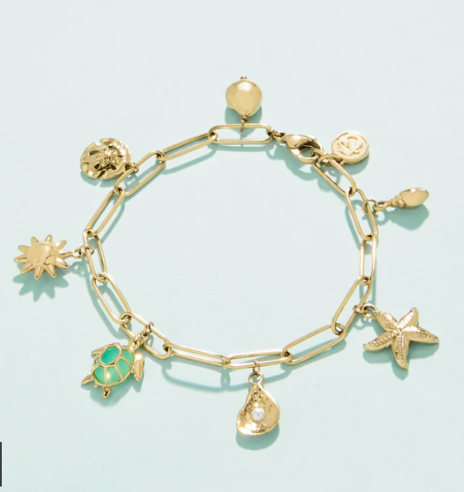 Seashore Charm Bracelet 7.5