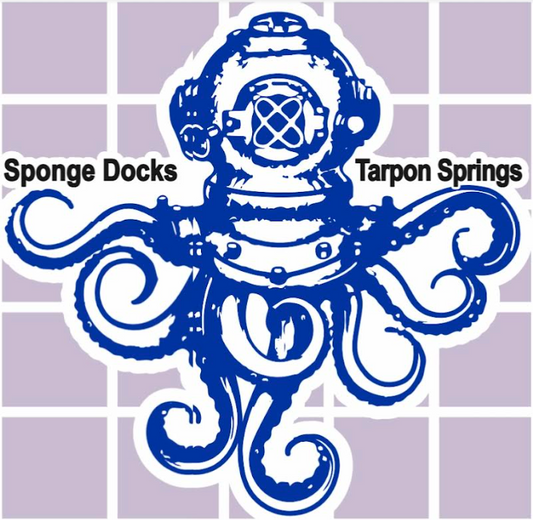 Tarpon Springs Helmet Octo Pin
