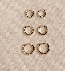 Polished Classic Clicker Hoop Earrings