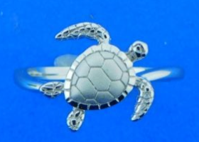 Sterling Silver Turtle Ring