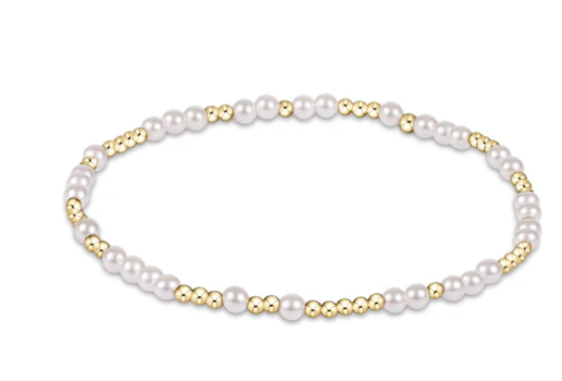 Extends Hope Unwritten 3mm bead bracelet - pearl