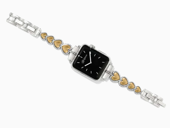 Pretty Tough Two Tone Heart Watch Band