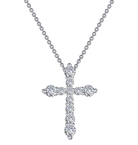 0.67 CTW Cross Pendant Necklace