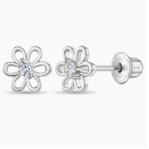 Spring Cubic Zirconia Flower