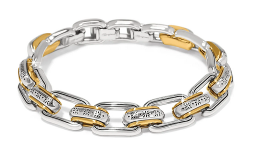 Mosaic Two Tone Links Bracelet