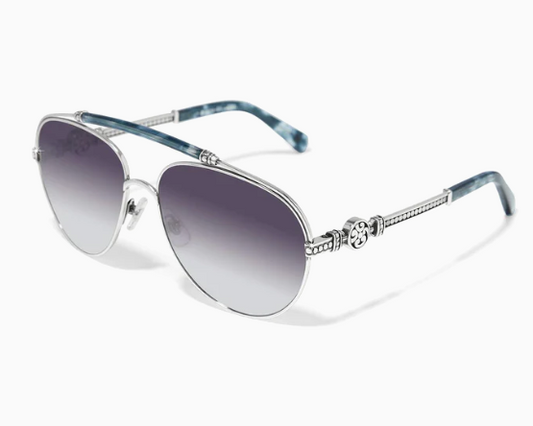 Contempo Medallion Aviator Sunglasses