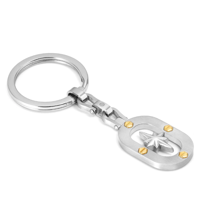 ManVision keychain with Wind Rose and screws