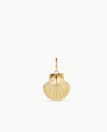 Gold Scallop Shell Parker Charm