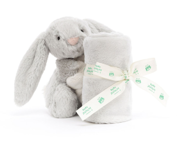Bashful Bunny Soother- Silver