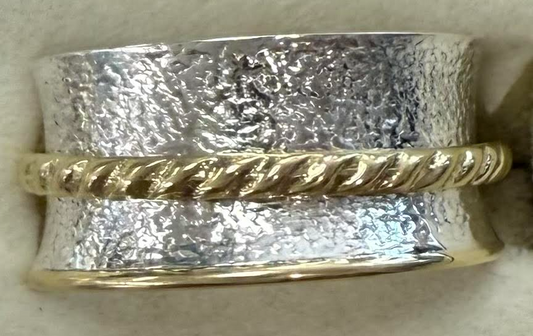 Sterling Silver Spinner Ring