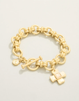 Affirmation Toggle Bracelet Mother-of-Pearl