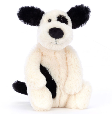 Bashful Black & Cream Puppy- Little