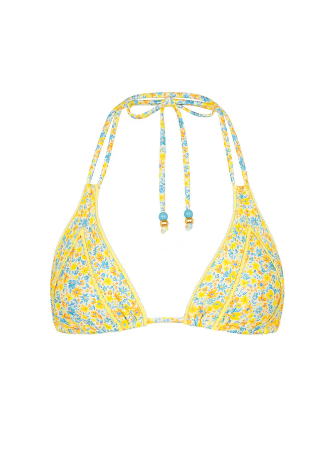 Decorative Panel Halter Bikini Top - Dreamy Daze