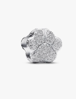 Textured Paw Mini Charm