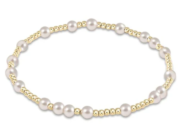 egirl hope unwritten pearl 4mm bracelet