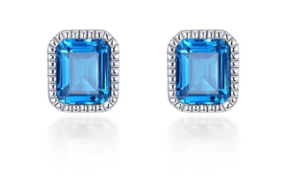 Solitaire Stud Earrings
