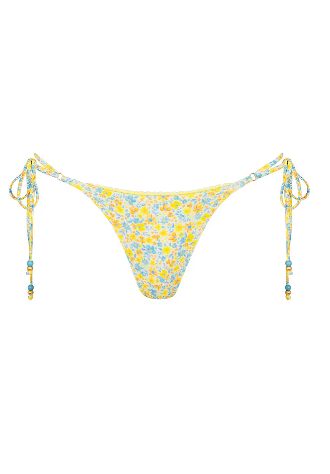 Decorative Thong Tie Side Bikini Bottom - Dreamy Daze