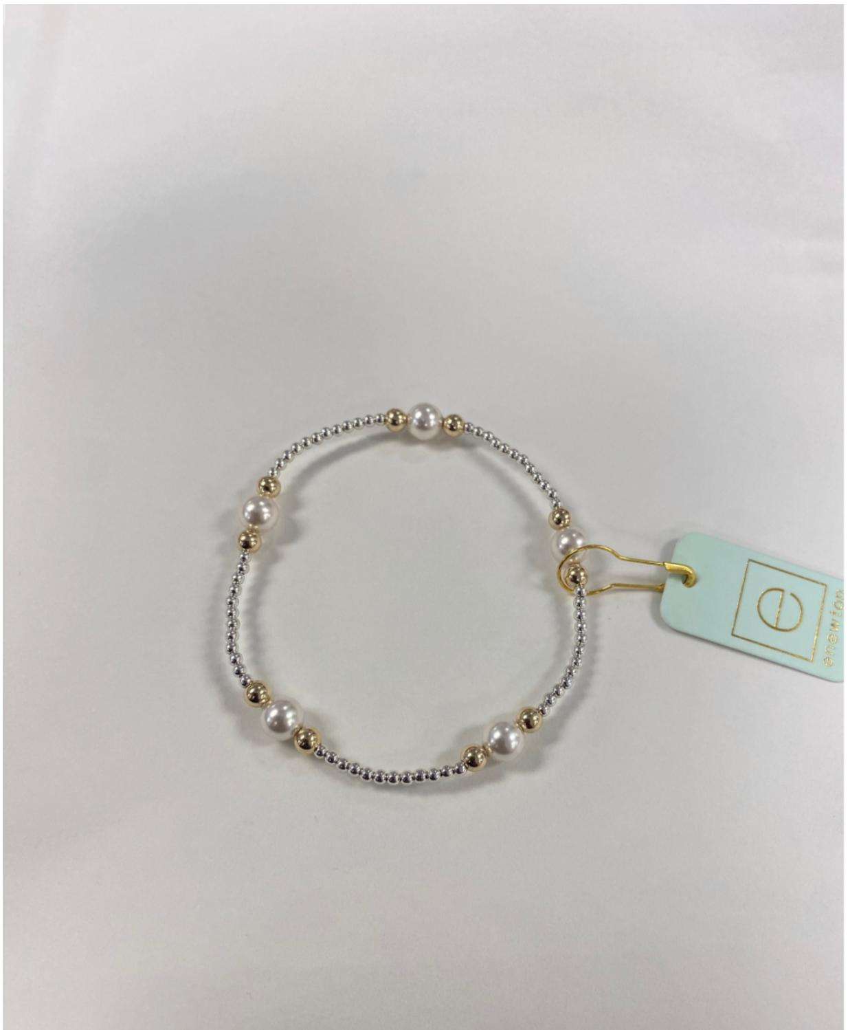 Purpose Dignity Pearl 6mm Bead Bracelet - Mixed Metal