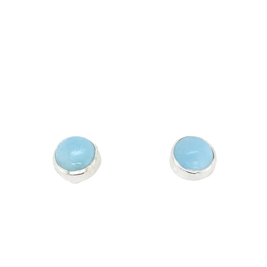 SE CAB 7 - Gemstone Earrings Larimar