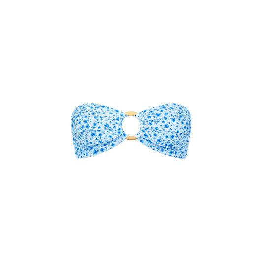 Strapless Bandeau Bikini Top - Dream Flower