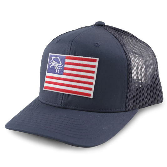 Skinny Water Culture American Drifter 6 Panel Black