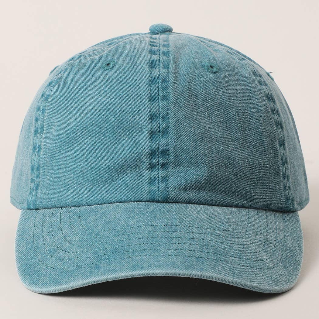 Pastel Tone Pigment Dyed Cotton Baseball Dad Cap