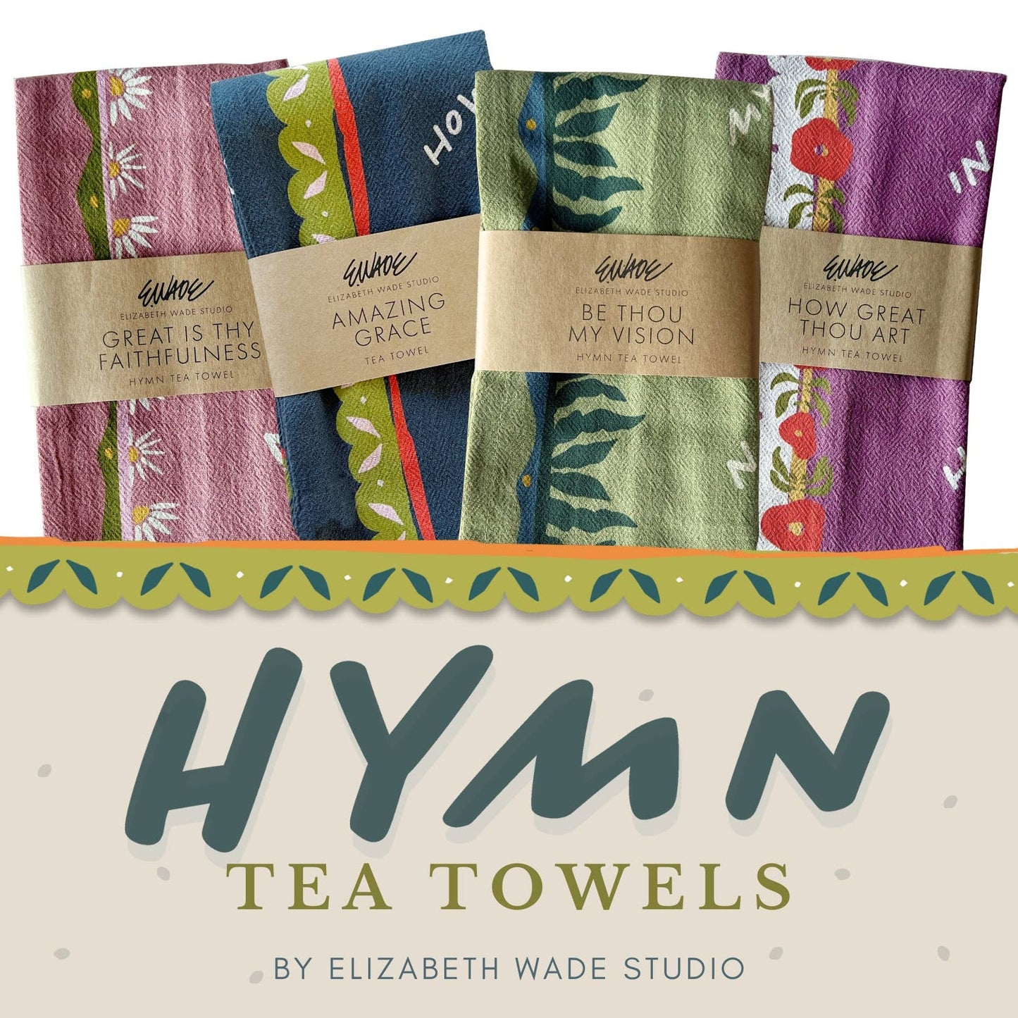 Be Thou My Vision Hymn Tea Towel
