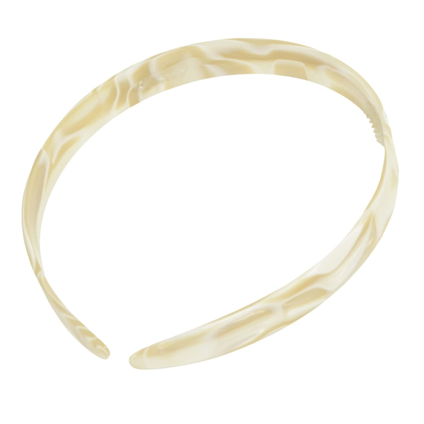 French Amie Wide Headband 1/2" Handmade Cellulose Hair Accessories Women & Girls