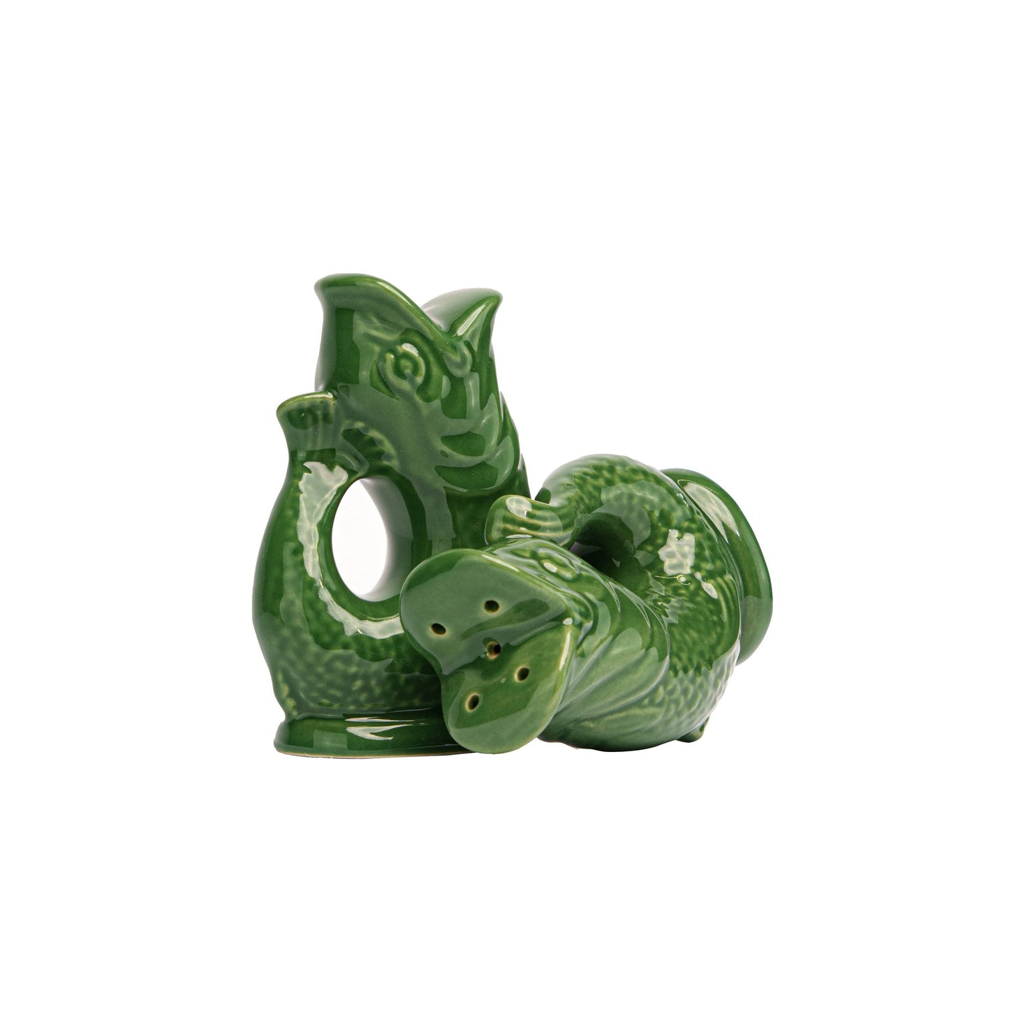 Green Gluggle Salt & Pepper Shakers