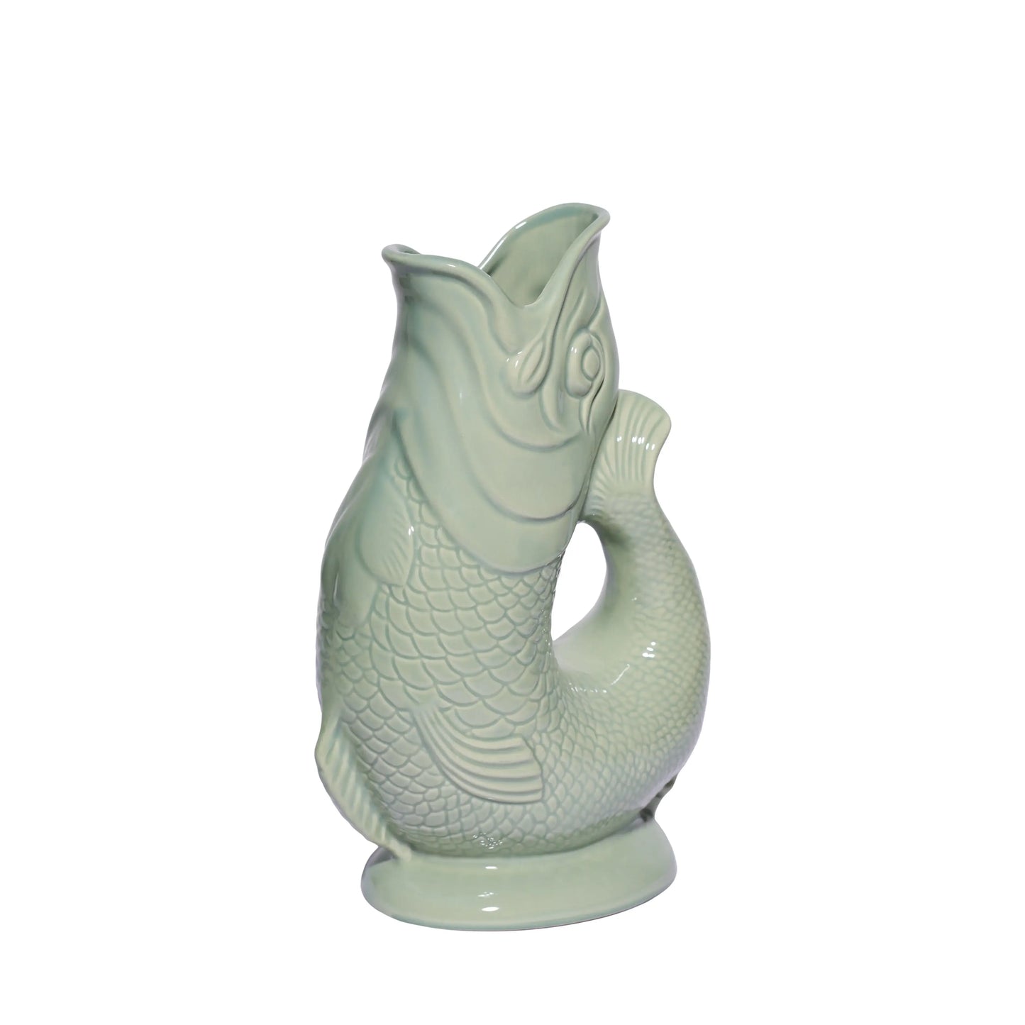 Sage Green Gluggle Jug