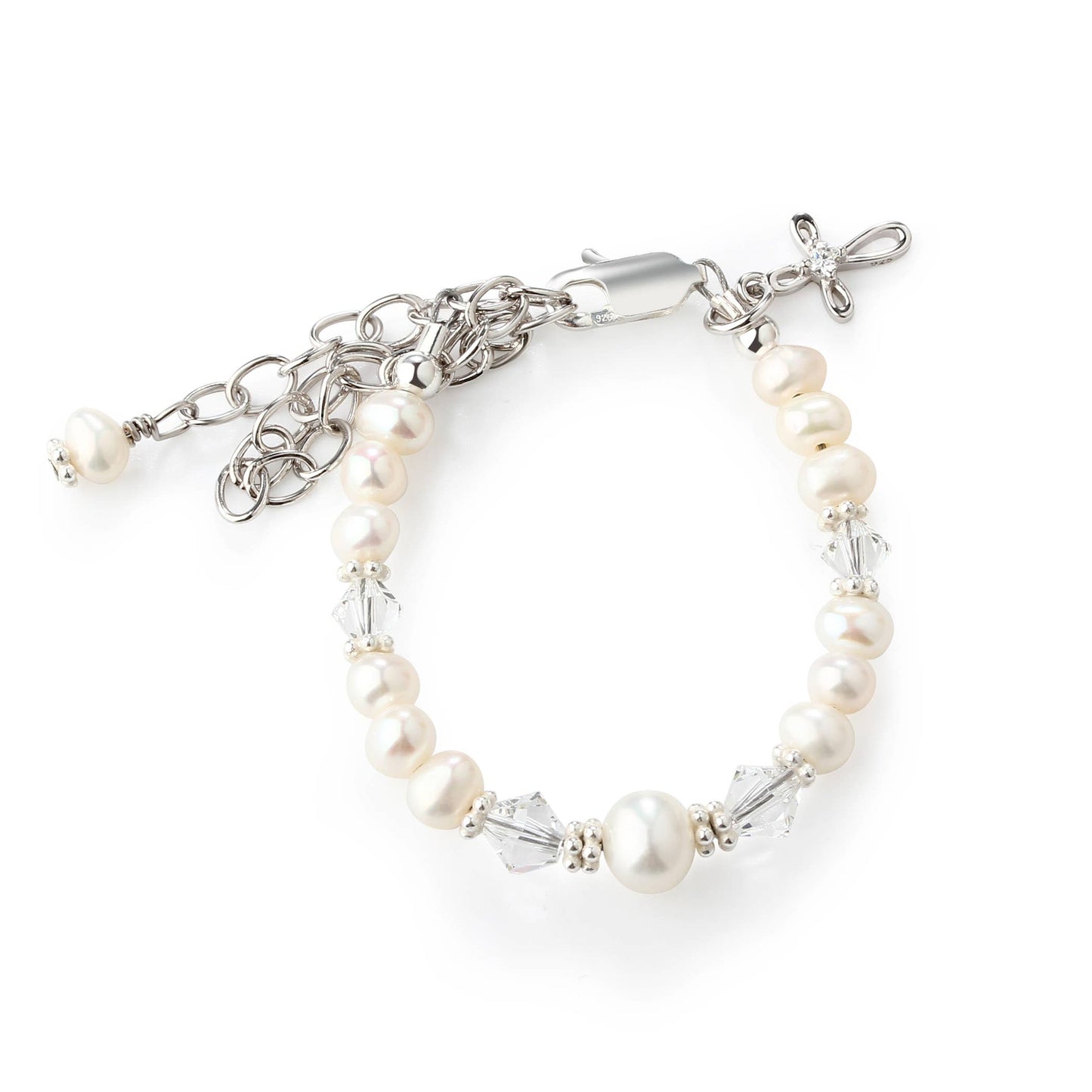 Baptism to Bride™  Baby Cross Bracelet Gift for Baby Girl