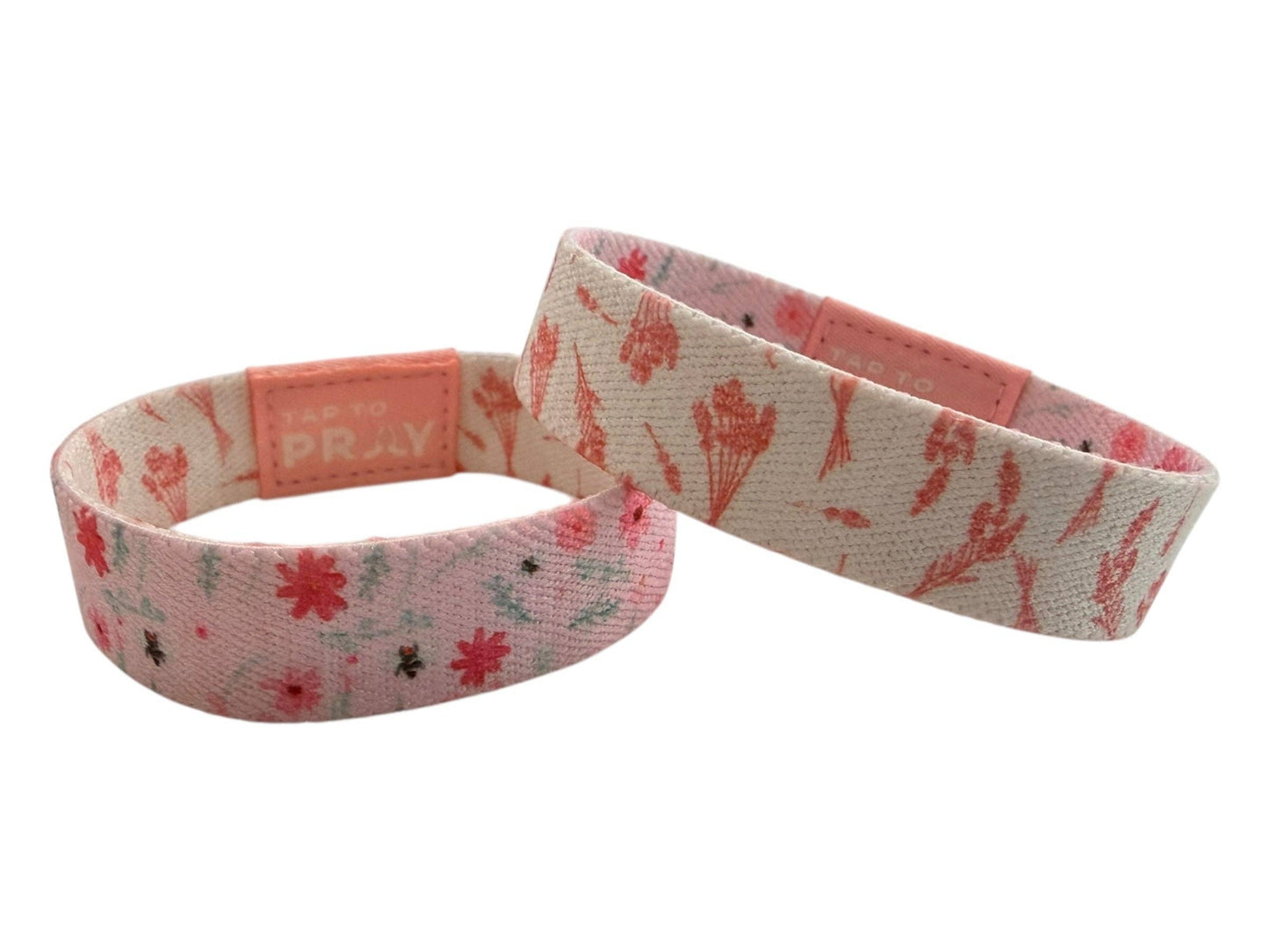 Tap To Pray® Wristband –  Meadows - Pink