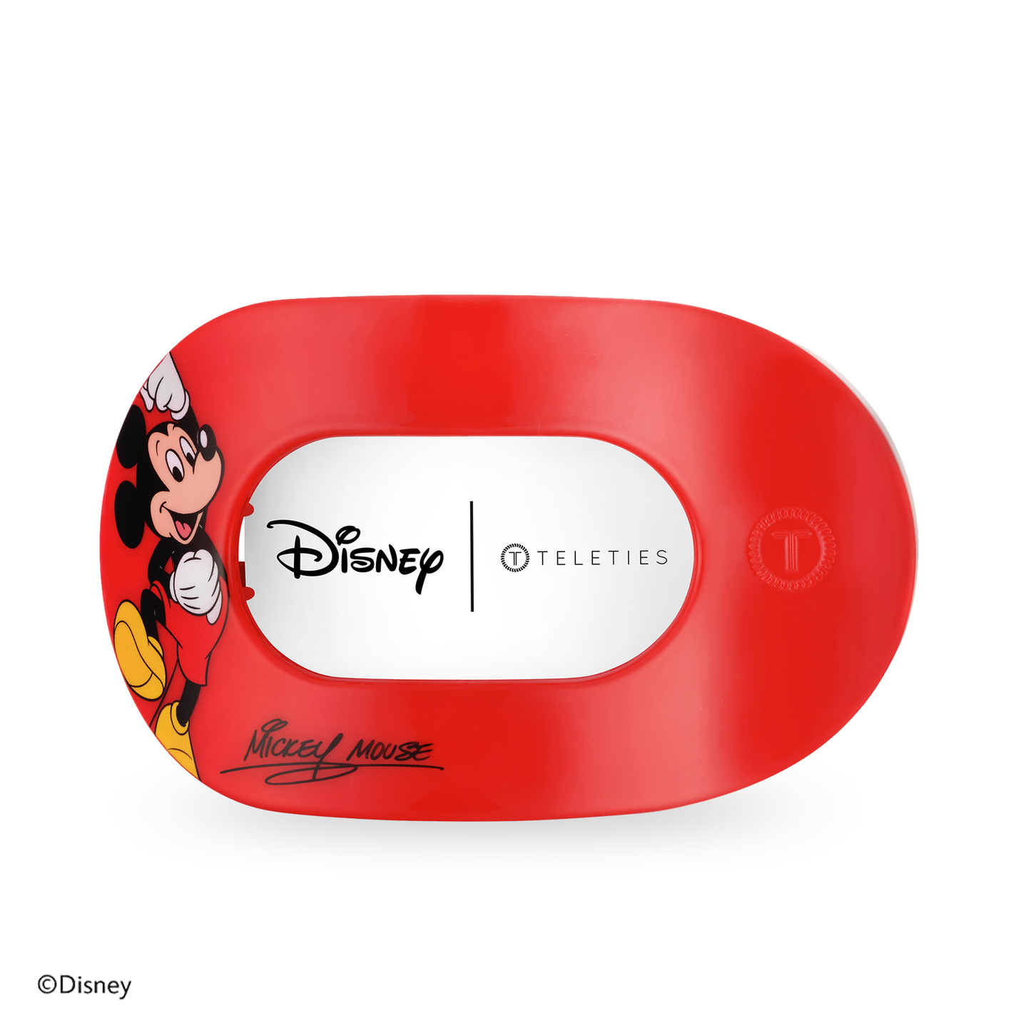 Flat Round Hair Clip | Large | Mickey Mouse