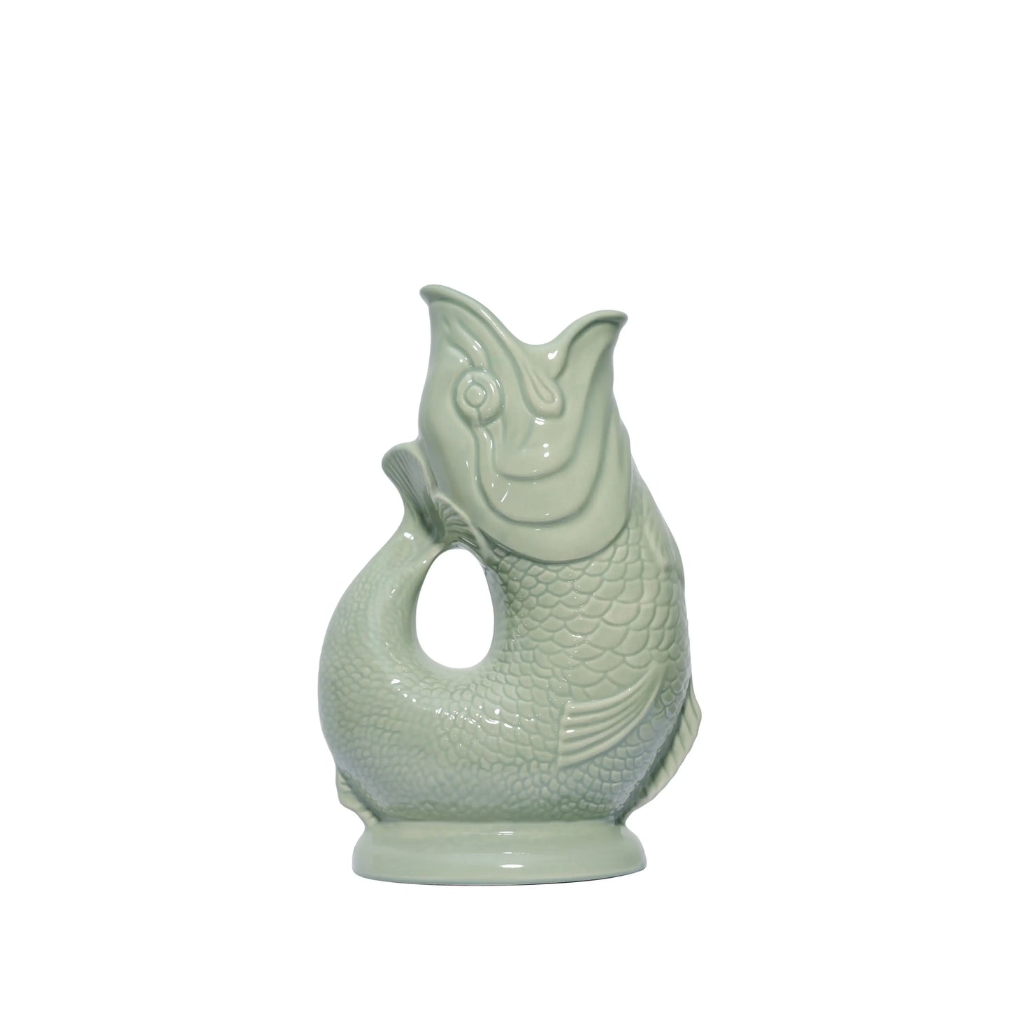 Sage Green Gluggle Jug