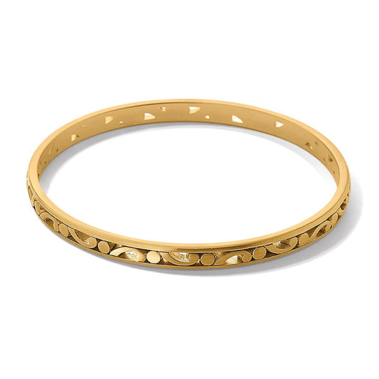 Contempo Gold Slim Bangle Gold