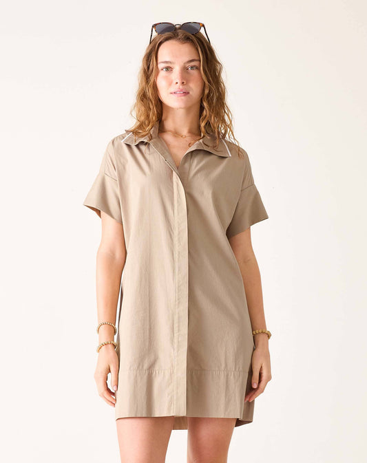 Wide Hem Shirt Dress