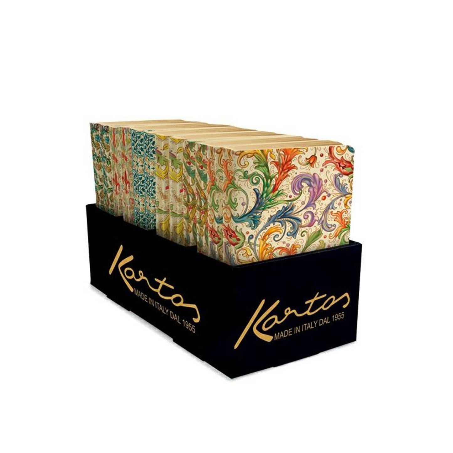 Florentine A6 Gold Edge Notebooks, Italian Stationery