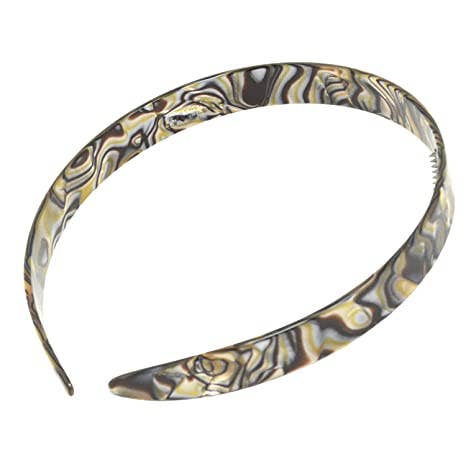 French Amie Wide Headband 1/2" Handmade Cellulose Hair Accessories Women & Girls
