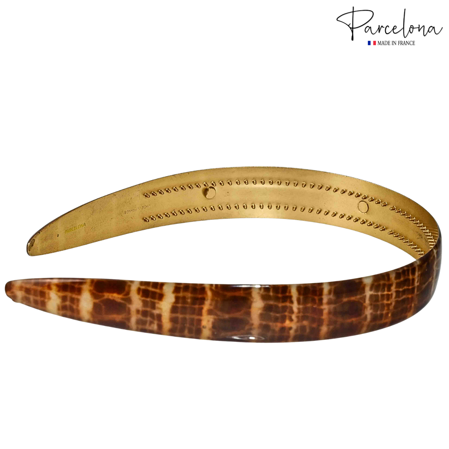 Parcelona French Headband 0.75 Inch Wide Cellulose Hairband for Women & Girls